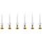 Single Light Window Candles with Remote and Timer - 10" - White - Set of 6